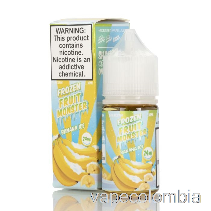 Vape Kit Completo Ice Banana - Sales De Monstruo De Frutas Congeladas - 30ml 48mg